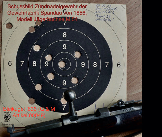 Kal. .633 | Bleikugel/Zündn./Muskete