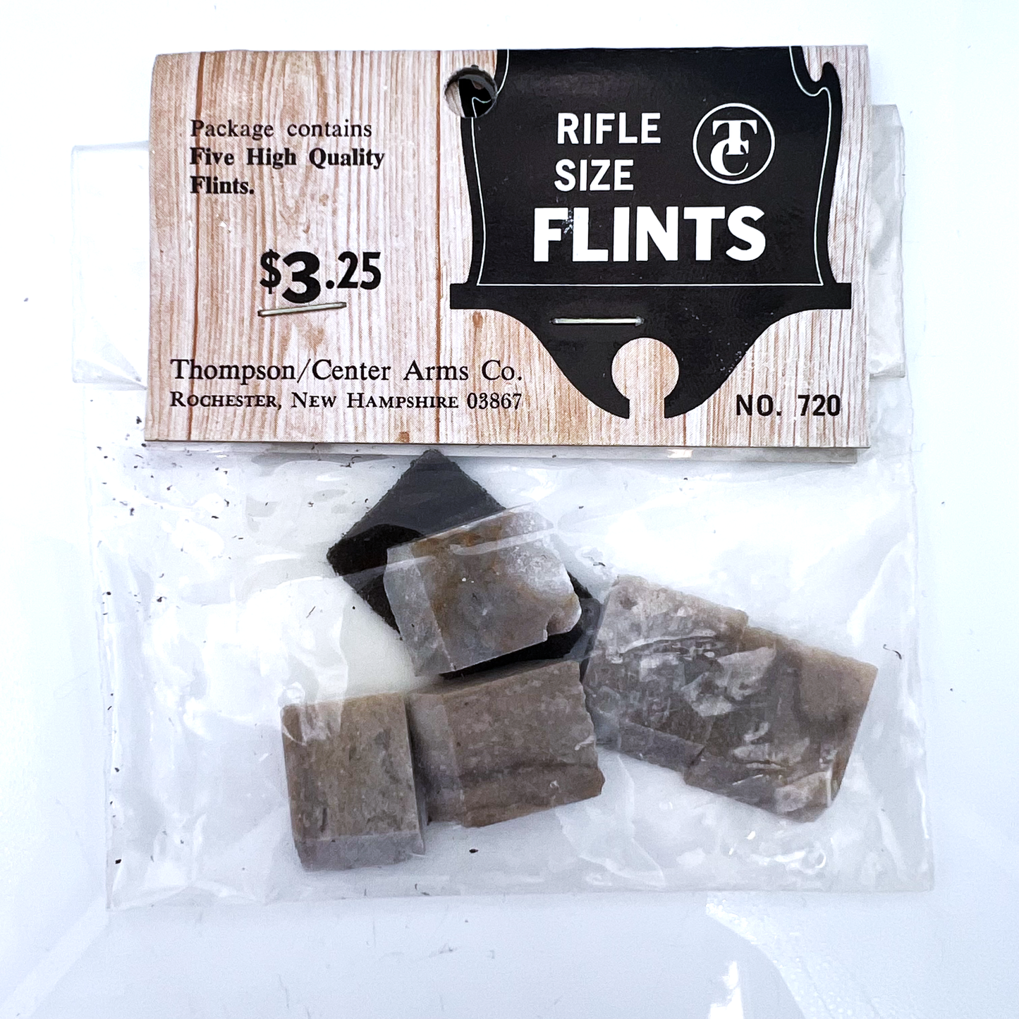Flints (5 pieces) Thompson Center Arms Co. | REMAINING STOCK