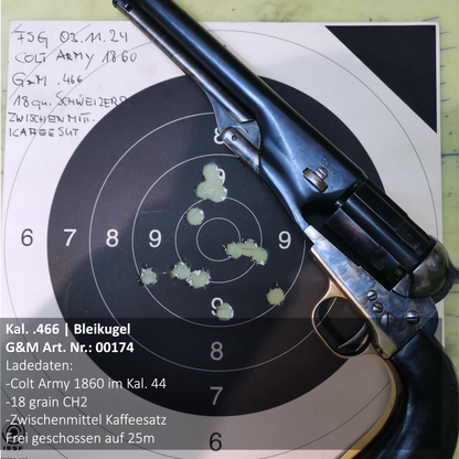 Cal. .466 | Rolled lead ball