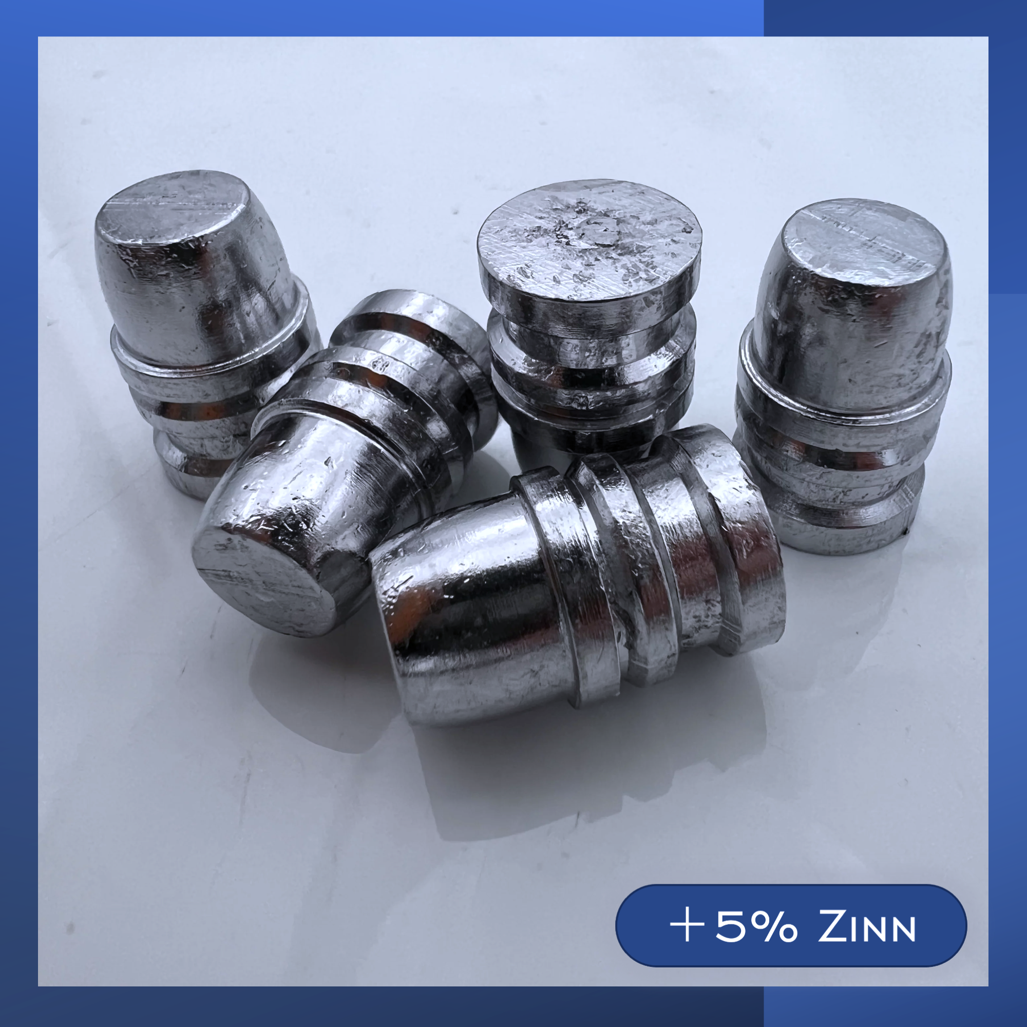 Cal. .411 | long storey | 5% tin