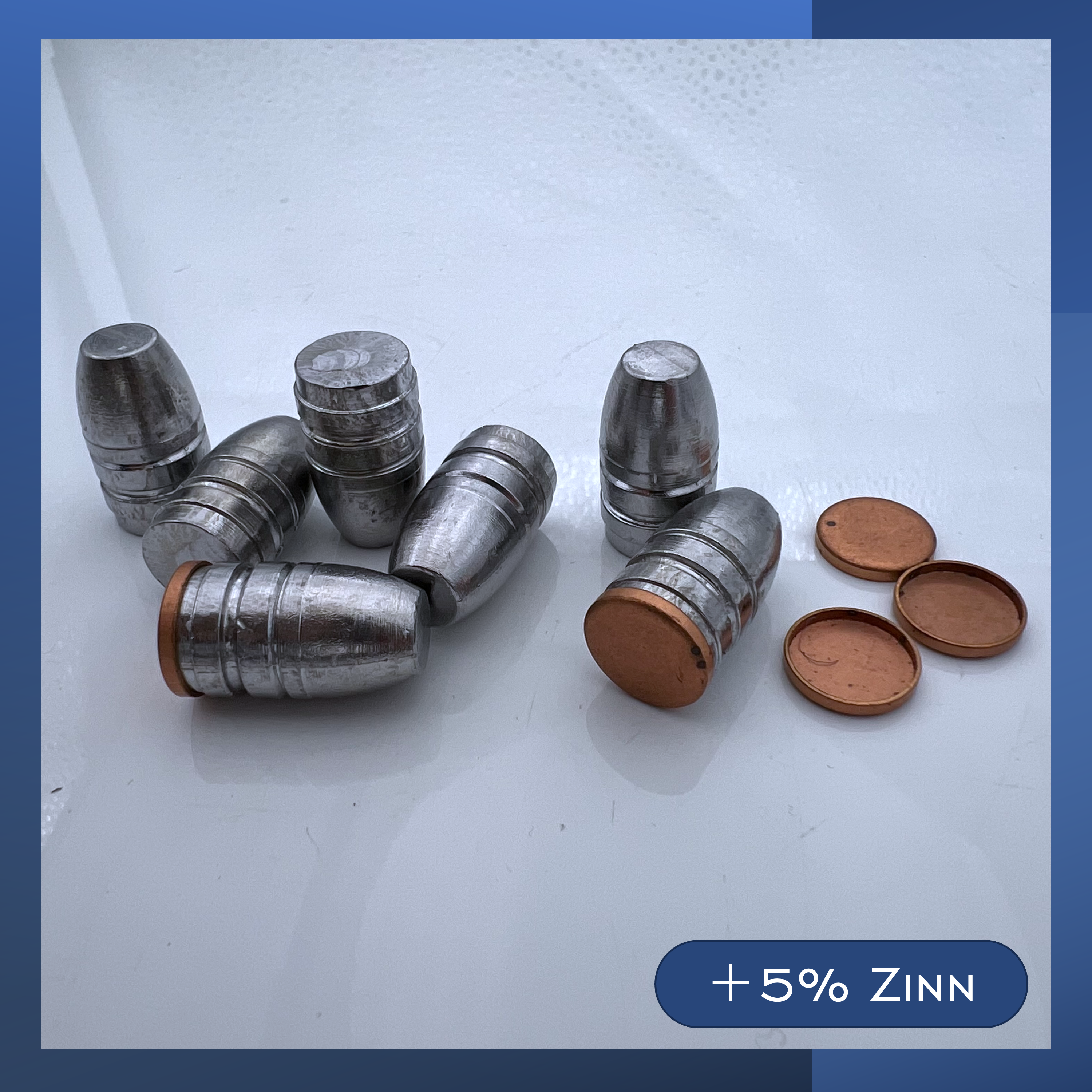 Cal. .458 | Sharps short for gas check | 5% tin