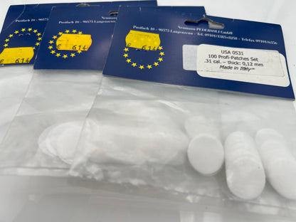 Patchs de plâtre grenaillés (20 mm / 0,2 mm)