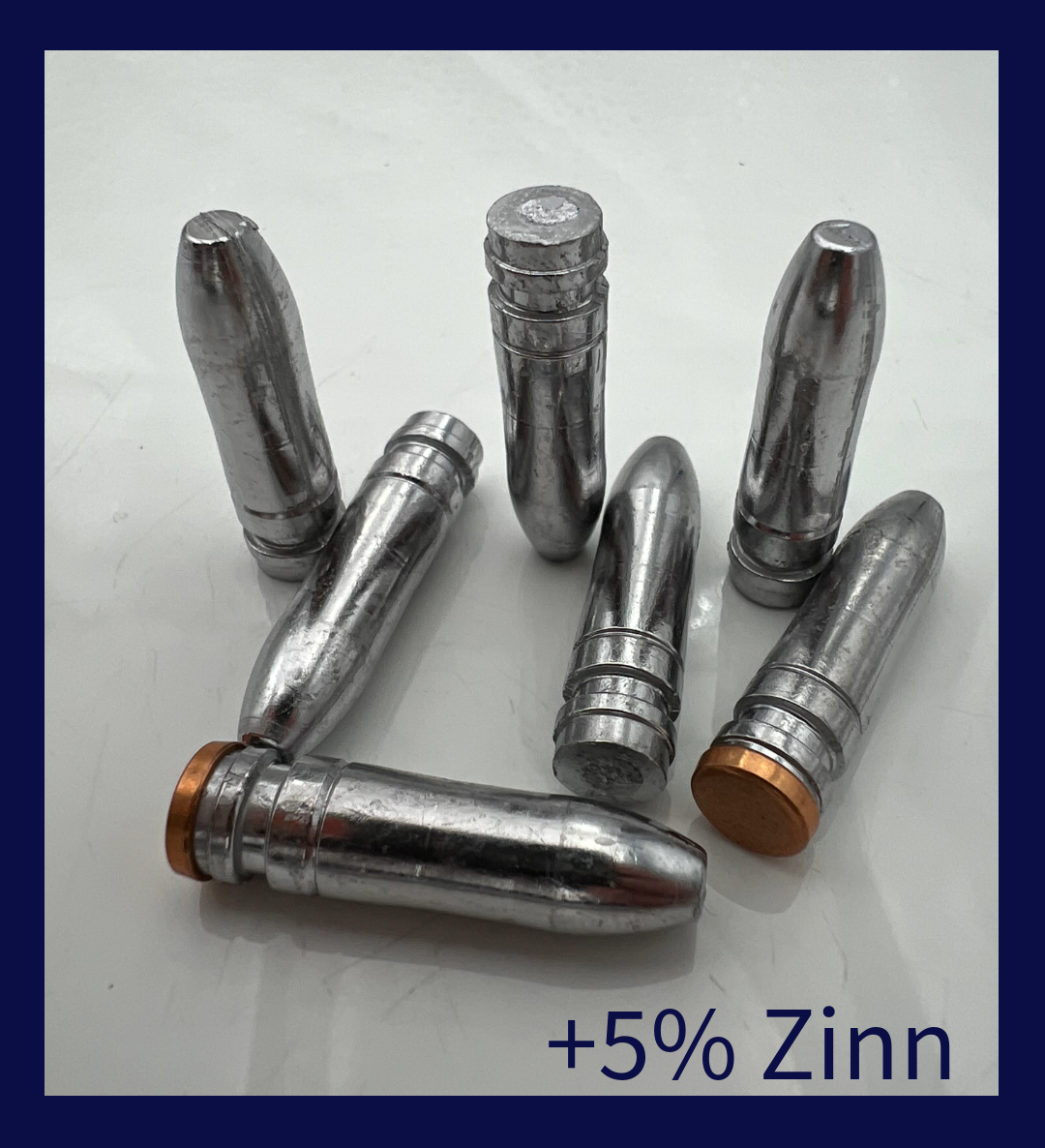 Kal. .312 | .308 Win | .303 Brit. | .30-06 und 7,65 Argent | Langgeschoss GC | 5% Zinn