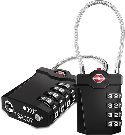 Combination lock for gun cases | TSA | 2 pieces