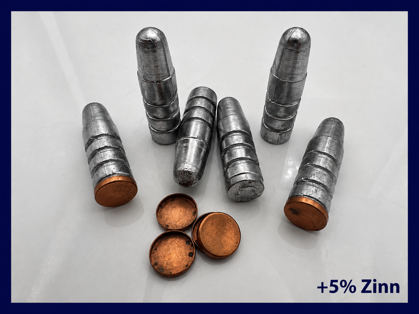 Kal. .357 | Langgeschoss Gas Check | 5% Zinn