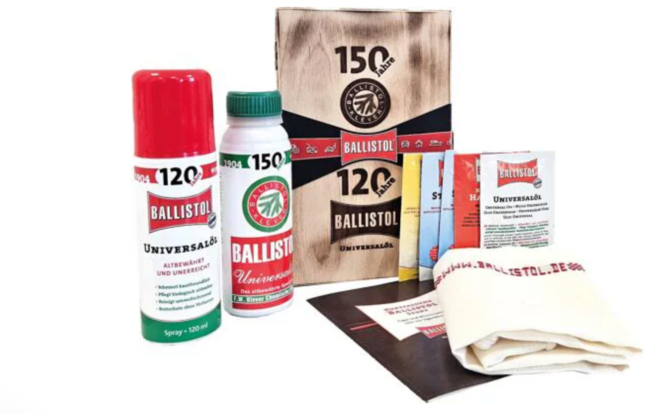 Ballistol Universalöl Jubiläums-Holzbox