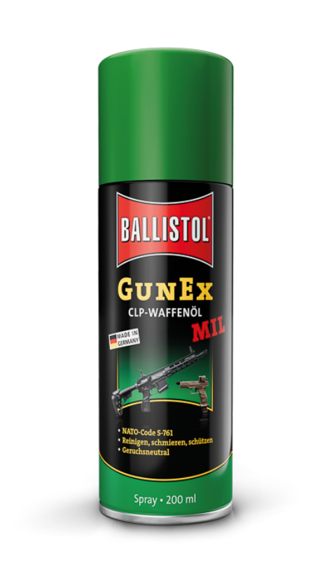 Ballistol GunEx CLP-Waffenöl MIL Spray unterschiedliche Größen