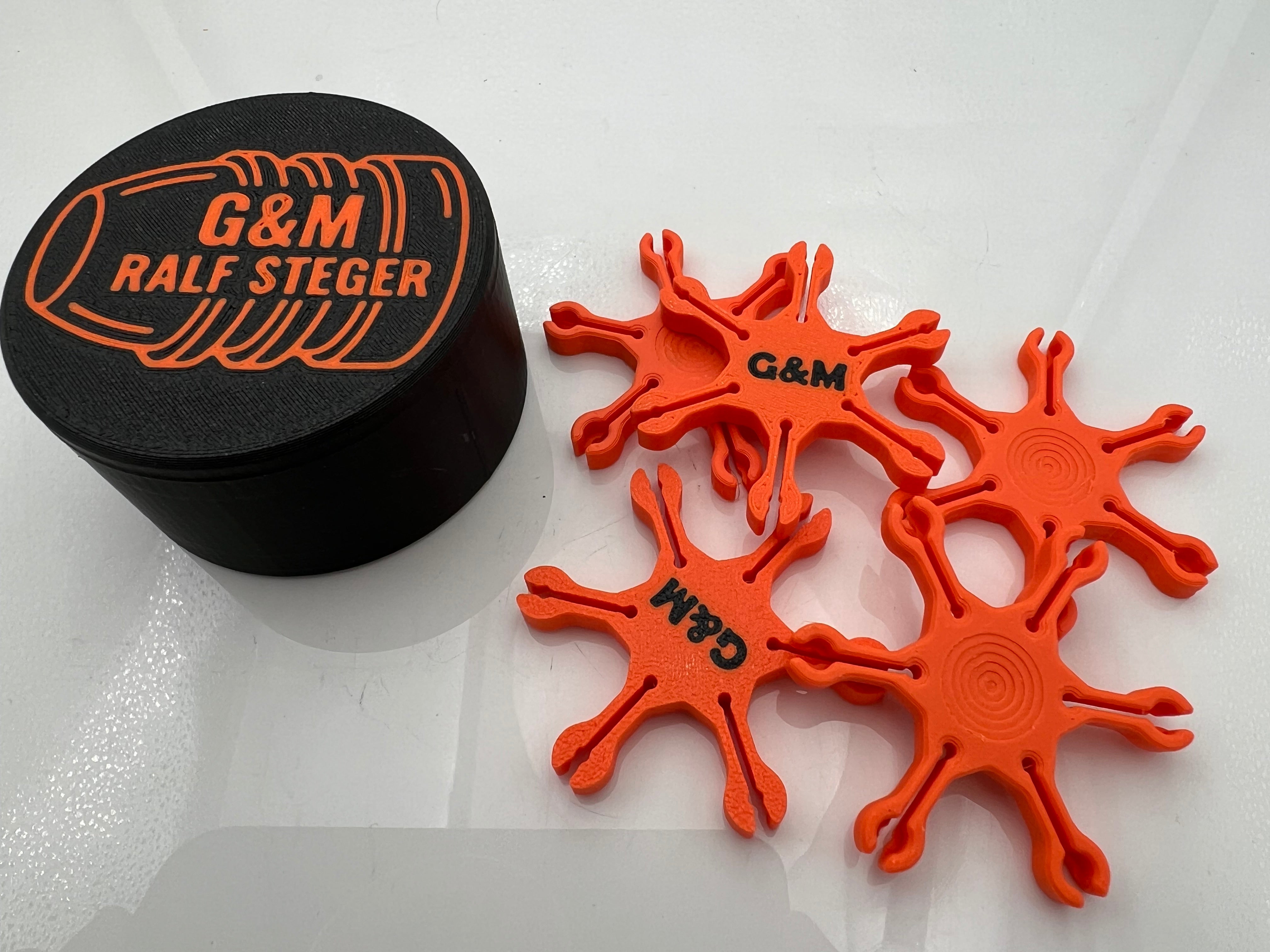 Cap Holder / Zündhütchen Setzer (Capper) Dose mit fünf Sternen / G&M EDITION