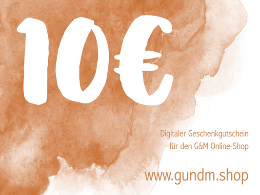 10€ G&amp;M gift voucher (digital)