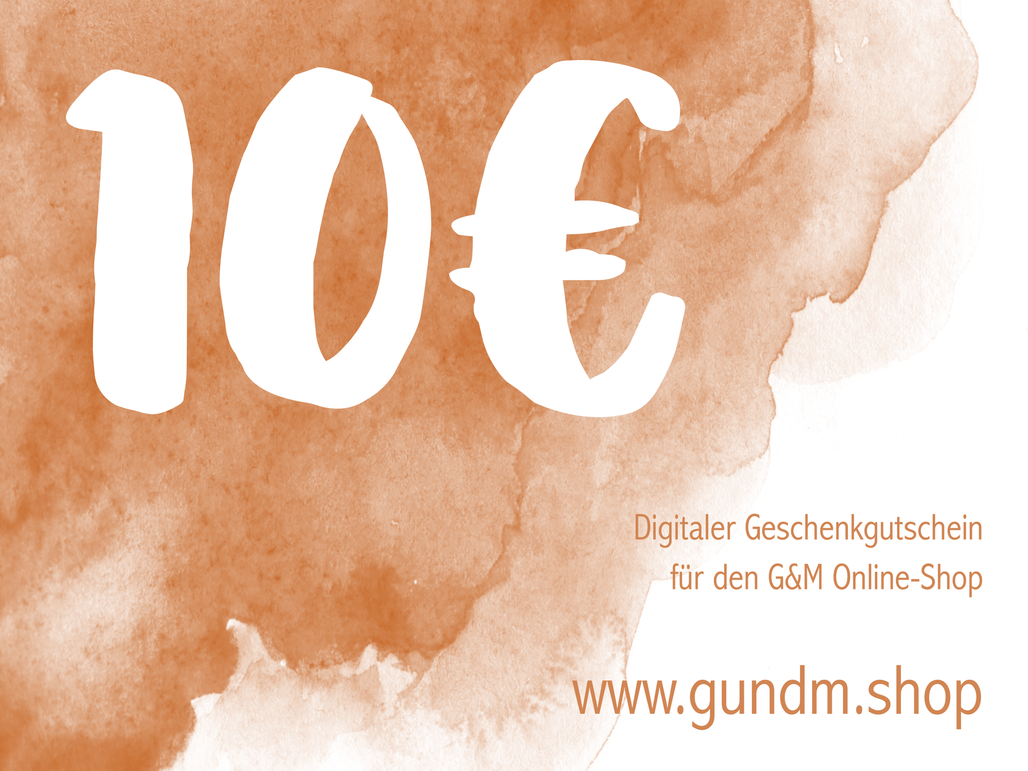 10€ G&M gift voucher (digital)