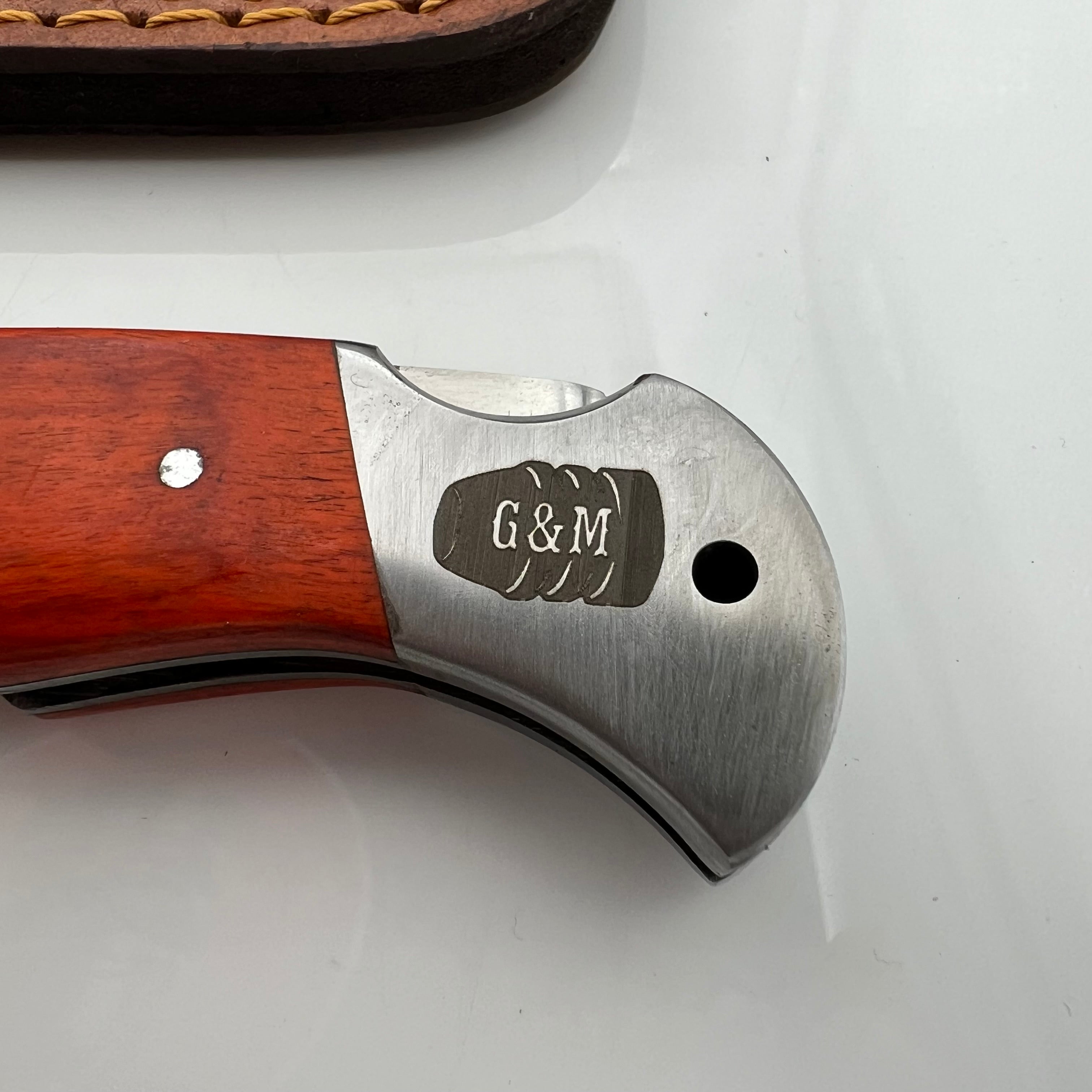 G & M limitiertes Damast Klappmesser