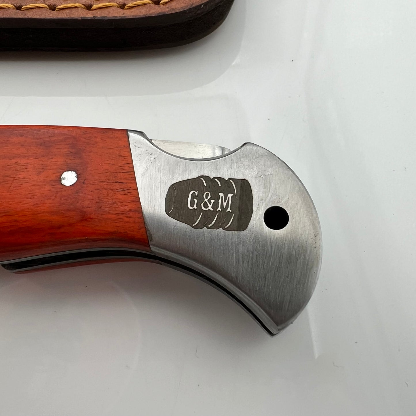 G & M limitiertes Damast Klappmesser