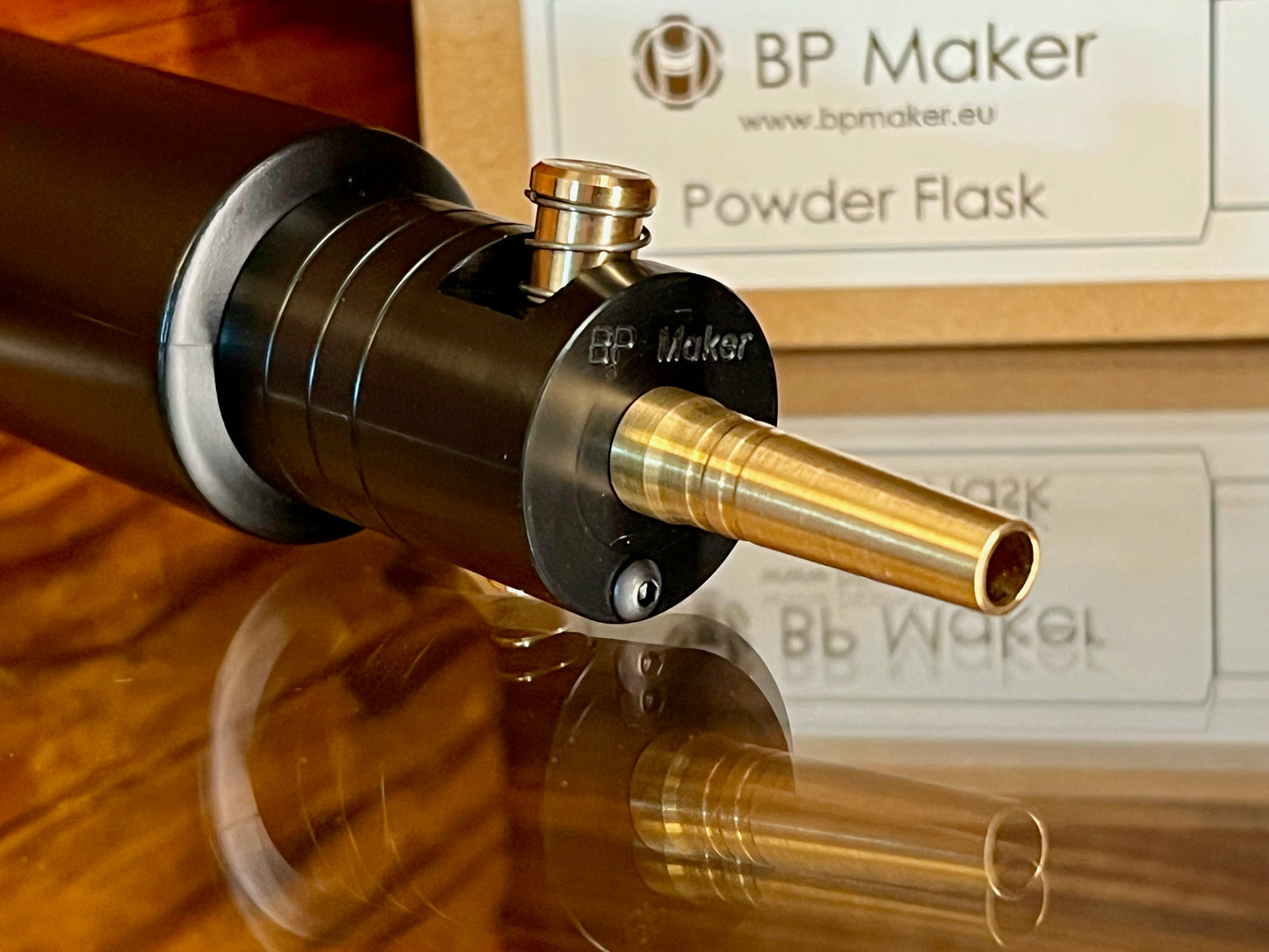 Pulver Flasche mit 18 grain Dosier Tülle | BP Maker
