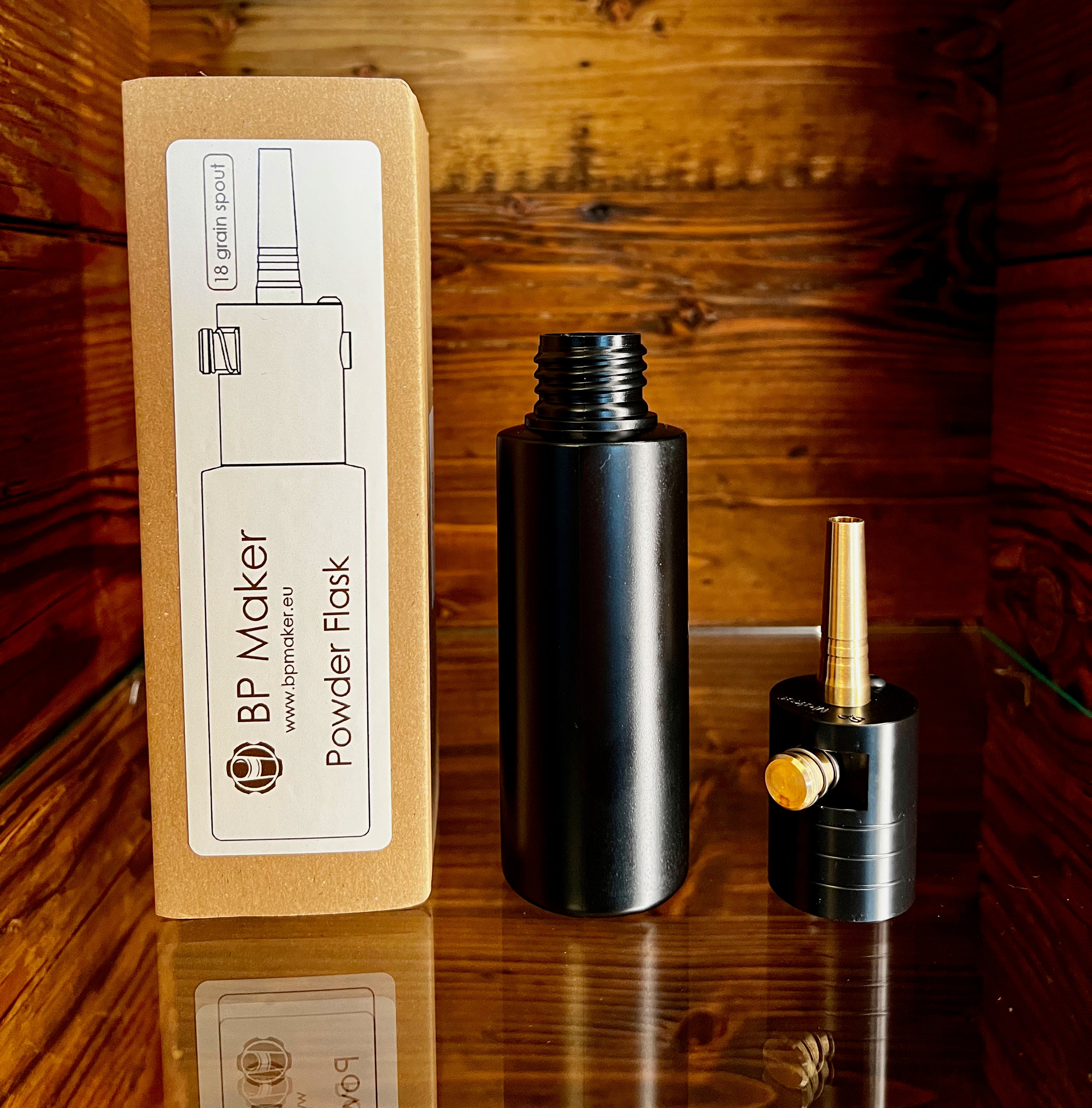 Pulver Flasche mit 18 grain Dosier Tülle | BP Maker