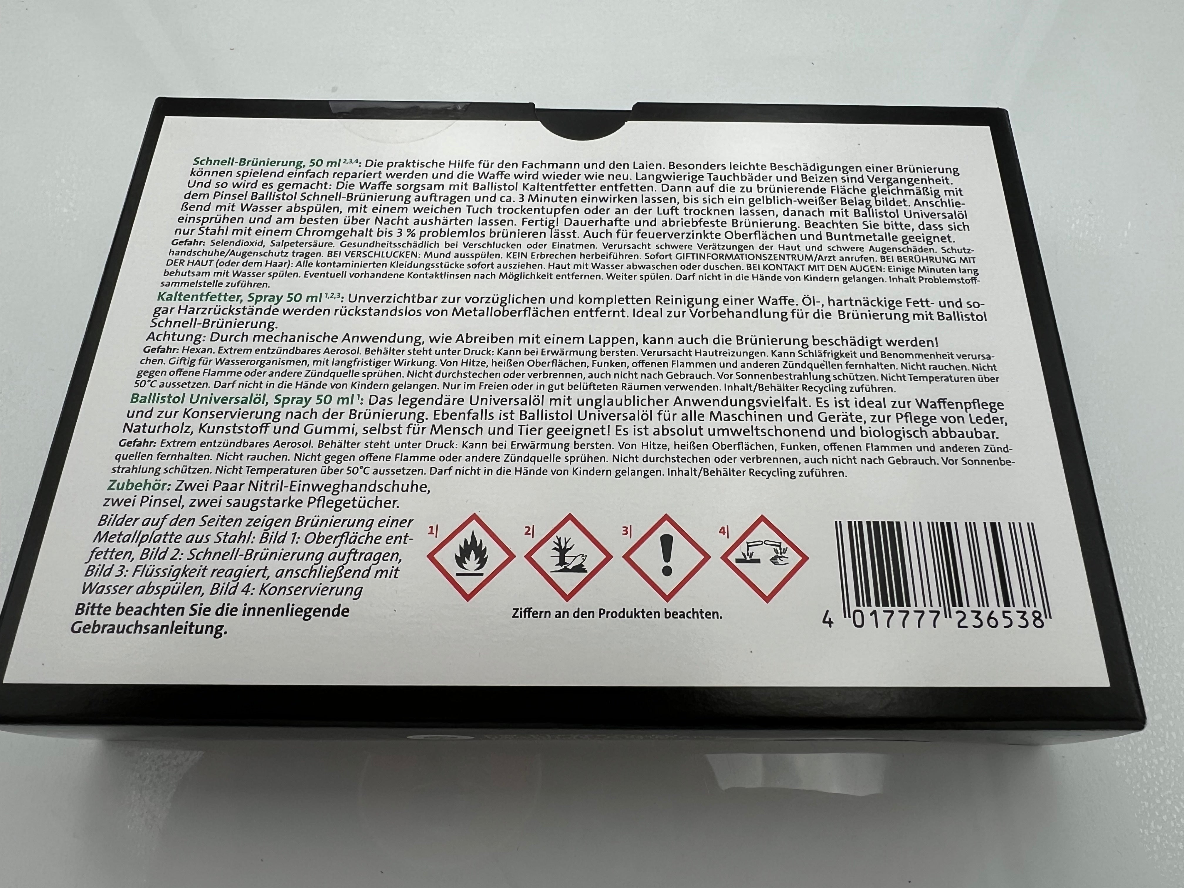 Ballistol Schnell-Brünier-Set