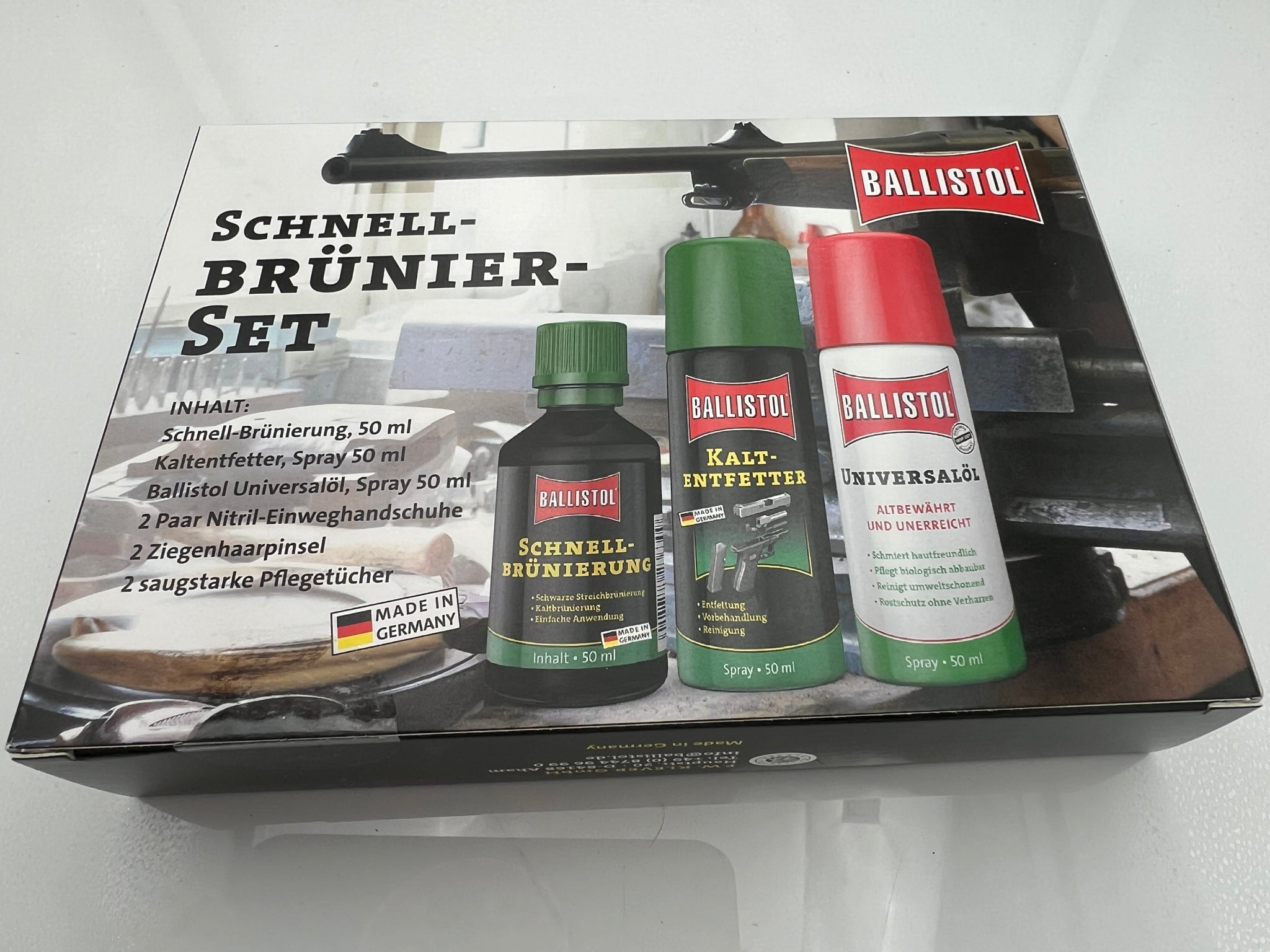 Ballistol Schnell-Brünier-Set