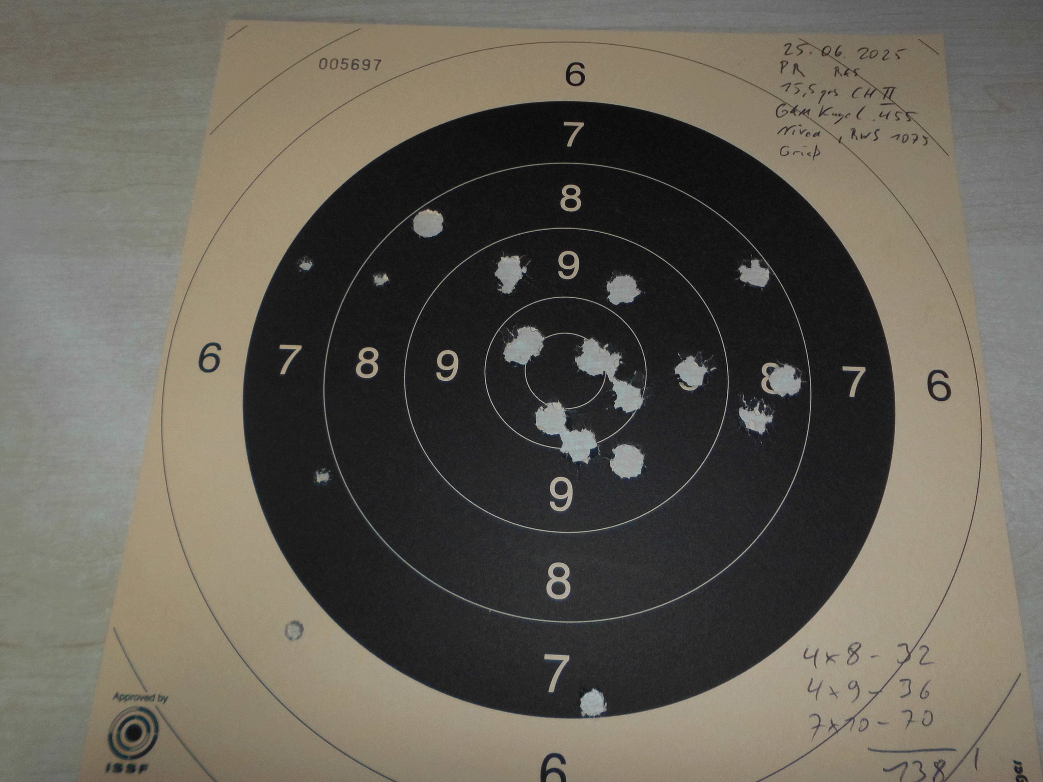 Cal. .455 | rolled lead ball