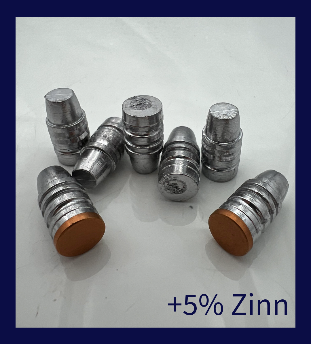 Kal. .357 | Langgeschoss Gas Check | 5% Zinn