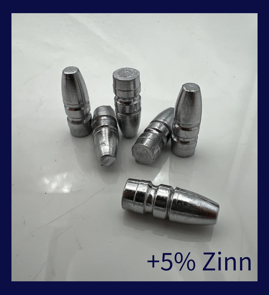 Kal. .224 | Langgeschoss Gas Check | 5% Zinn