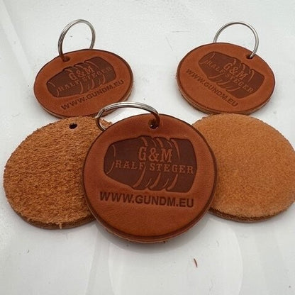 G&amp;M genuine leather keychain