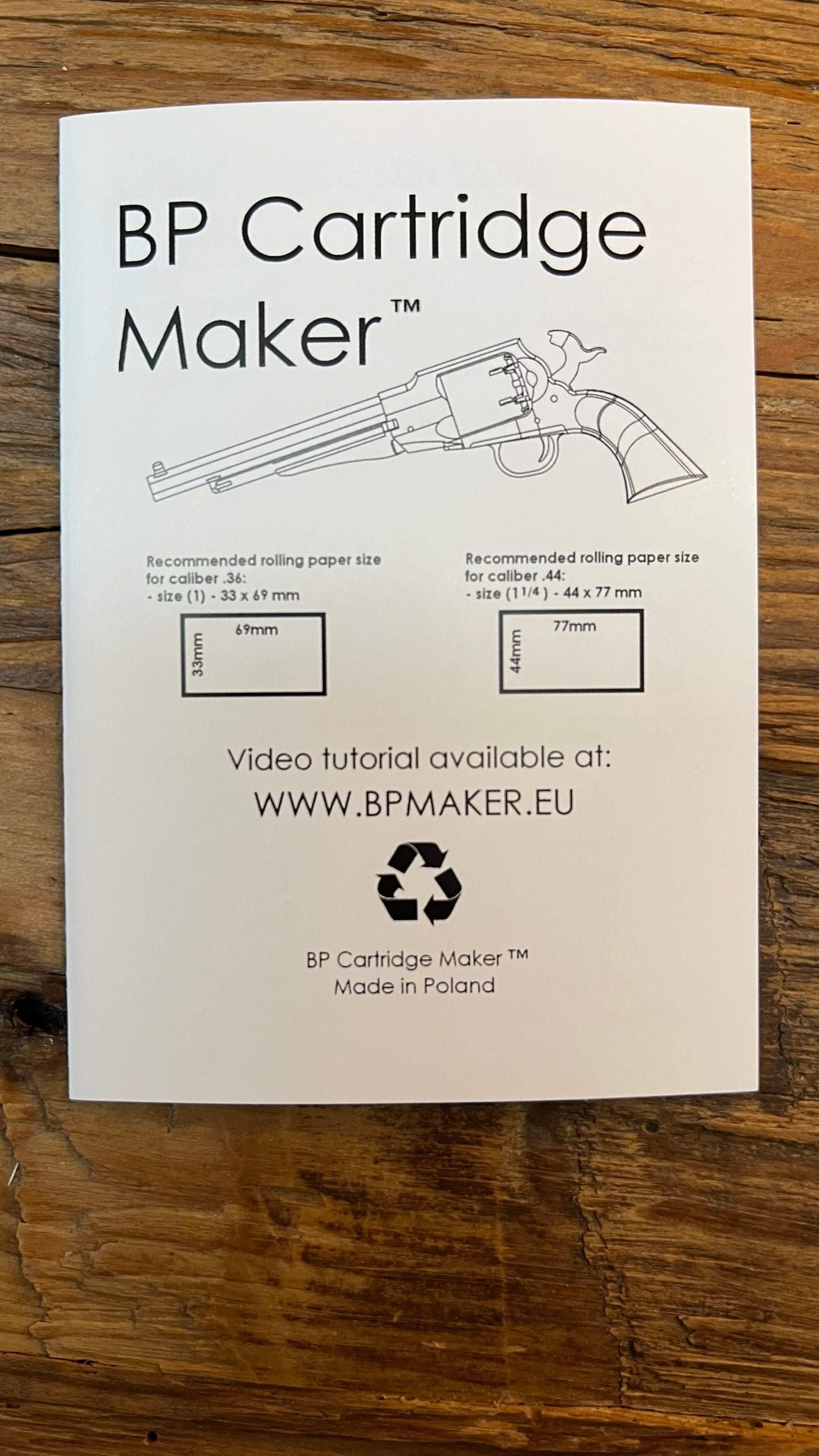 Paper cartridges manufacturer cal. .36 / .44 | BP Maker